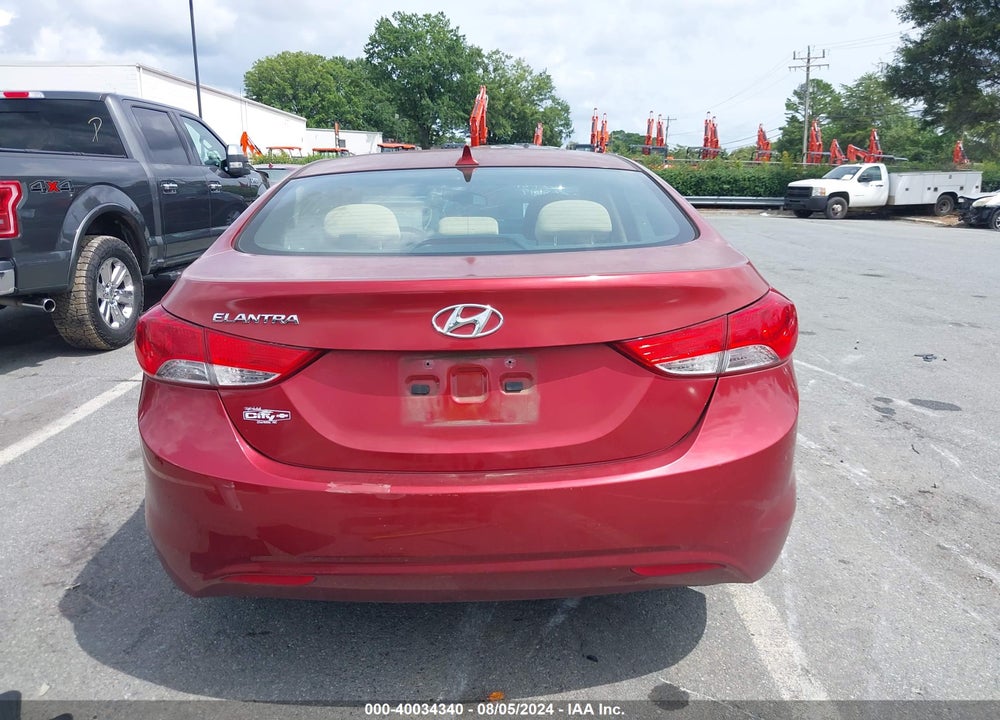 2013 HYUNDAI ELANTRA GLS VIN: 5NPDH4AE0DH368019