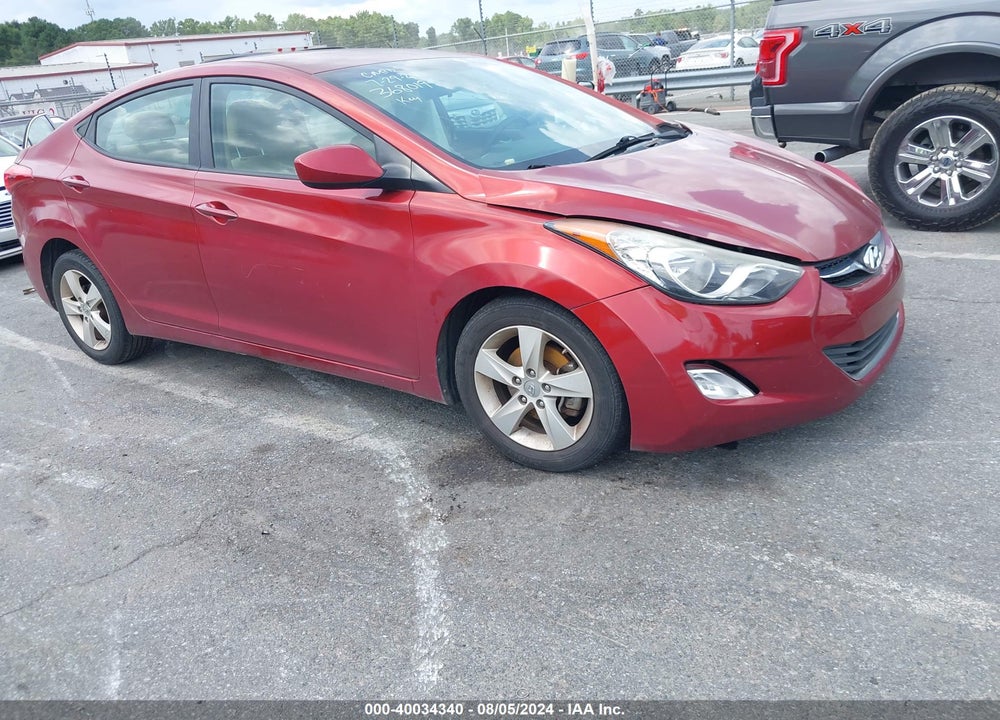 2013 HYUNDAI ELANTRA GLS VIN: 5NPDH4AE0DH368019