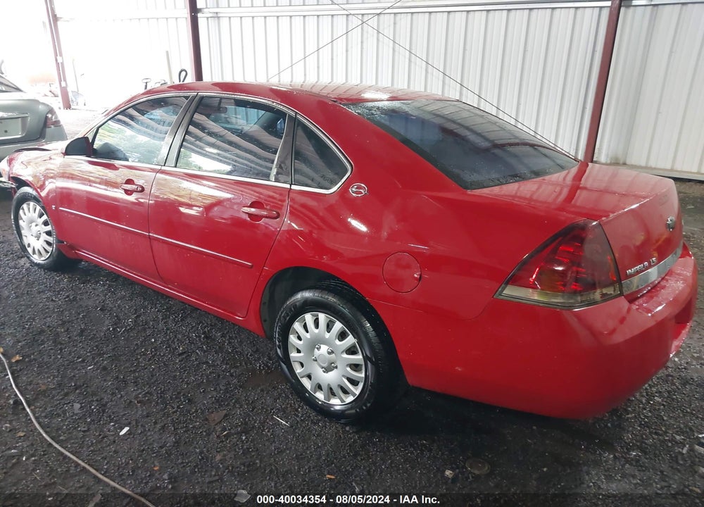 2007 CHEVROLET IMPALA LS VIN: 2G1WB58K779277826