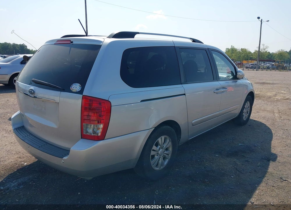 2012 KIA SEDONA LX VIN: KNDMG4C78C6446413