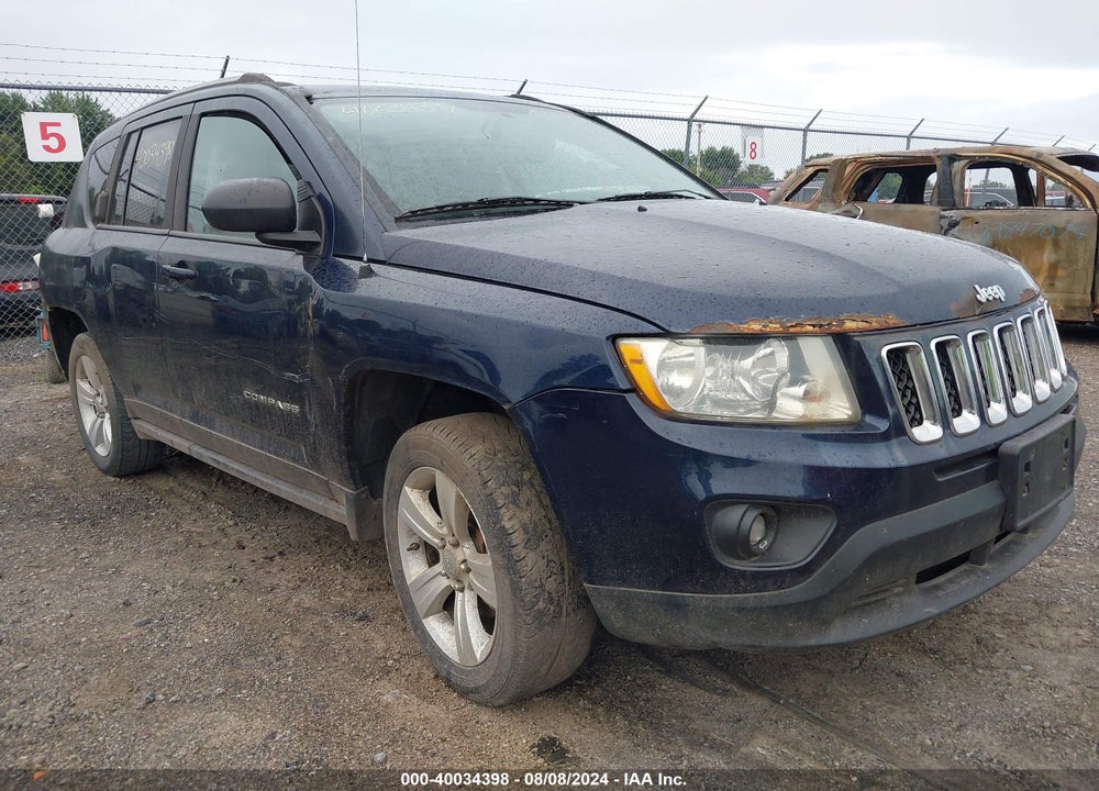 2012 JEEP COMPASS SPORT VIN: 1C4NJCBA4CD662834