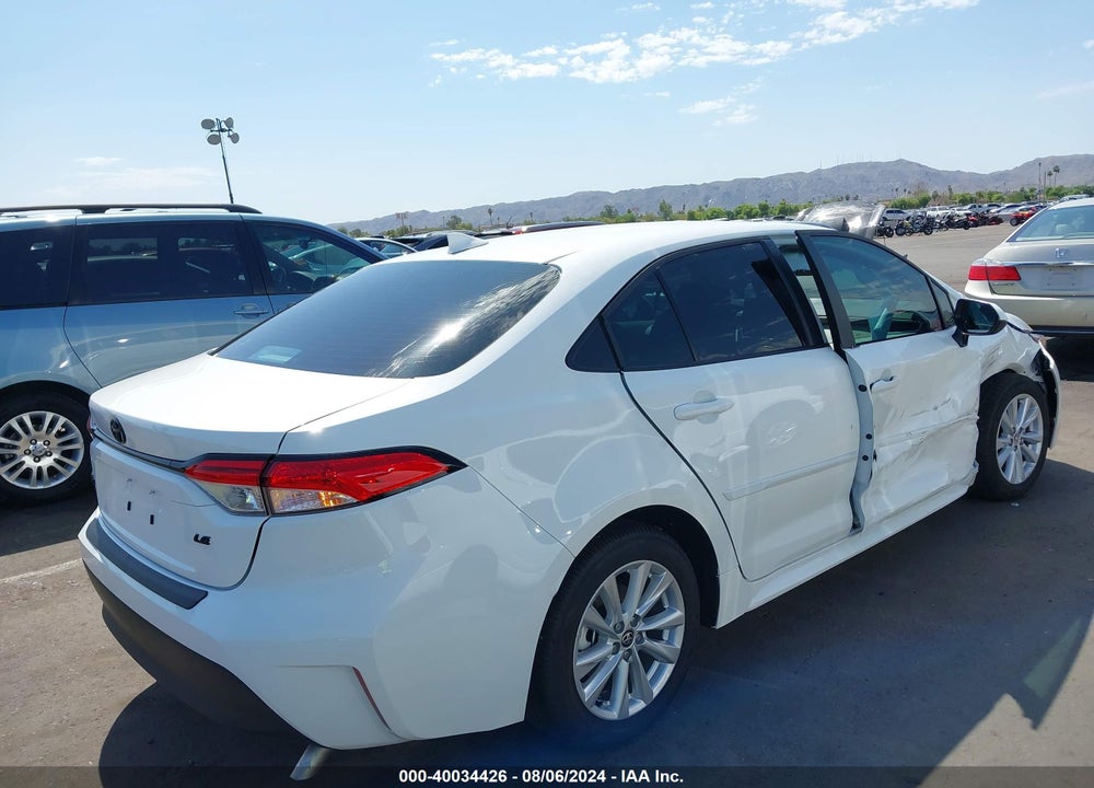 2024 TOYOTA COROLLA LE VIN: 5YFB4MDE8RP161838