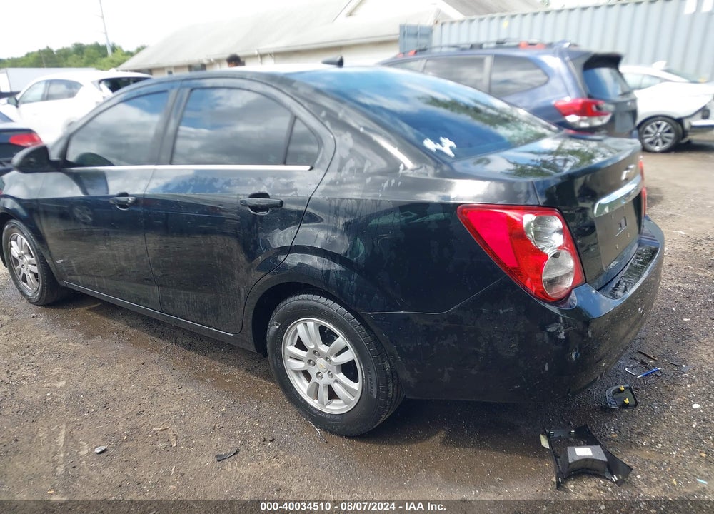 2012 CHEVROLET SONIC 2LT VIN: 1G1JC5SH6C4166699