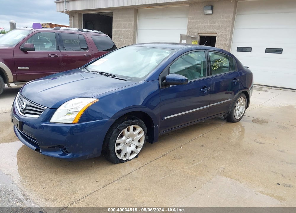 2012 NISSAN SENTRA 2.0 S VIN: 3N1AB6AP8CL626533