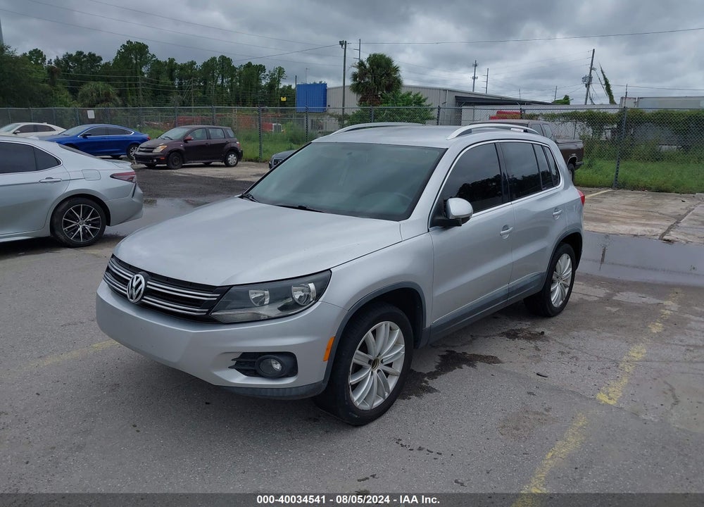 2013 VOLKSWAGEN TIGUAN SE VIN: WVGBV3AX4DW608822