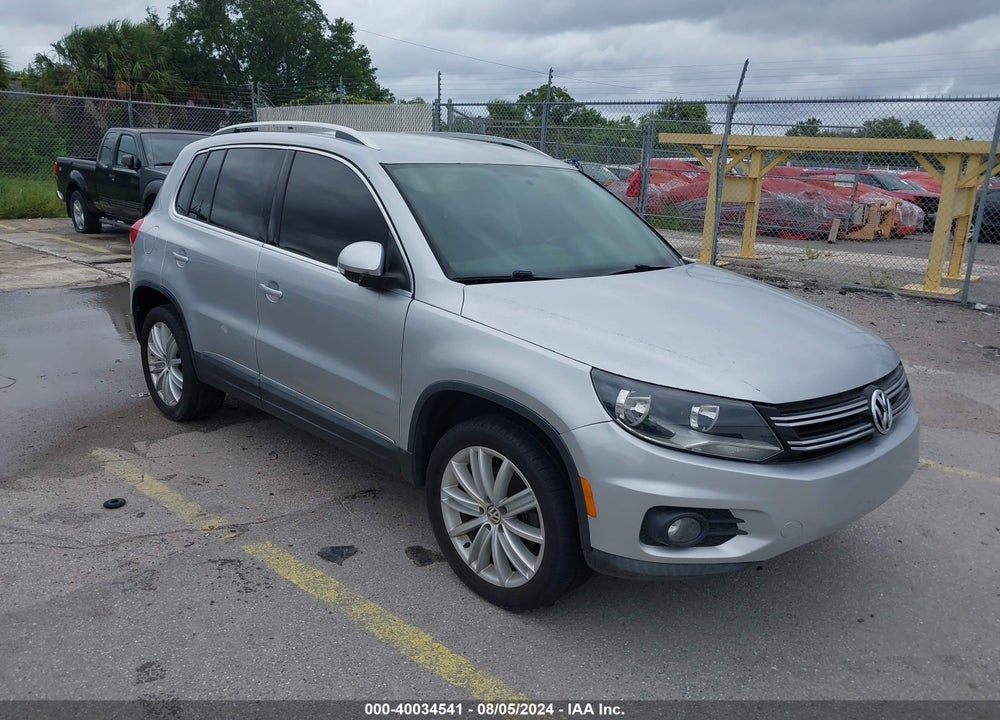 2013 VOLKSWAGEN TIGUAN SE VIN: WVGBV3AX4DW608822