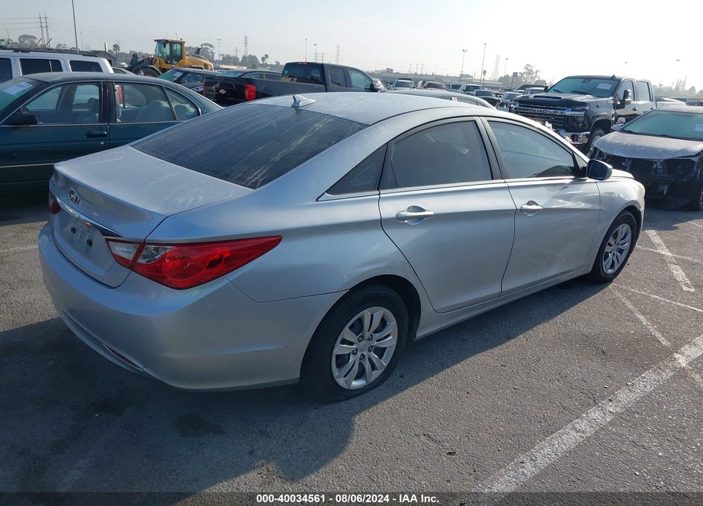 2012 HYUNDAI SONATA GLS VIN: 5NPEB4AC4CH331395