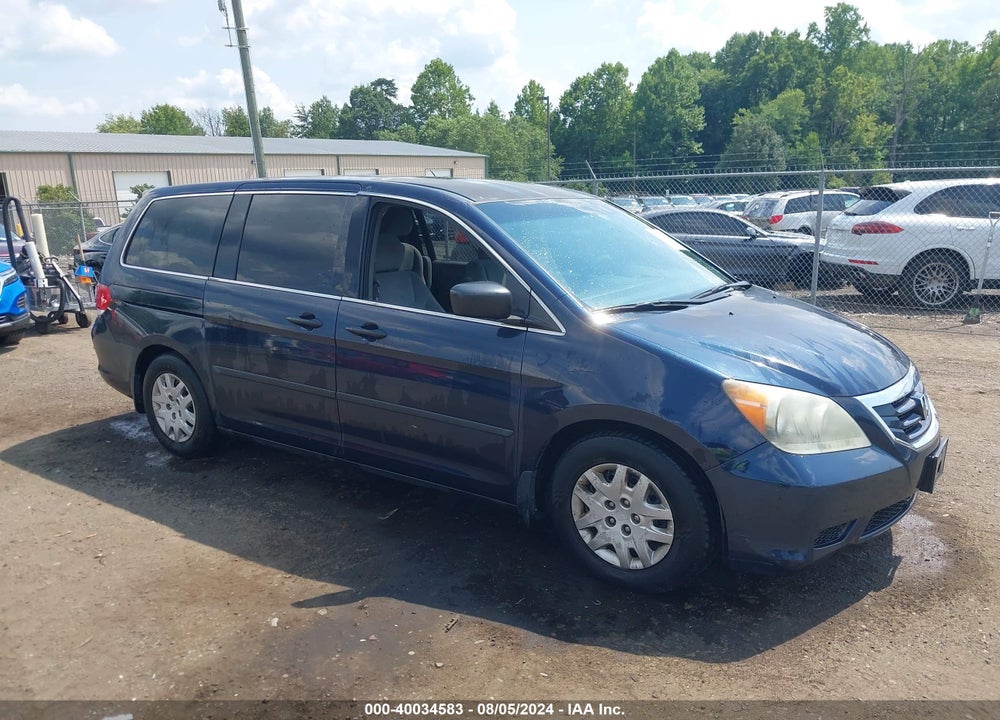 2009 HONDA ODYSSEY LX VIN: 5FNRL38219B039734