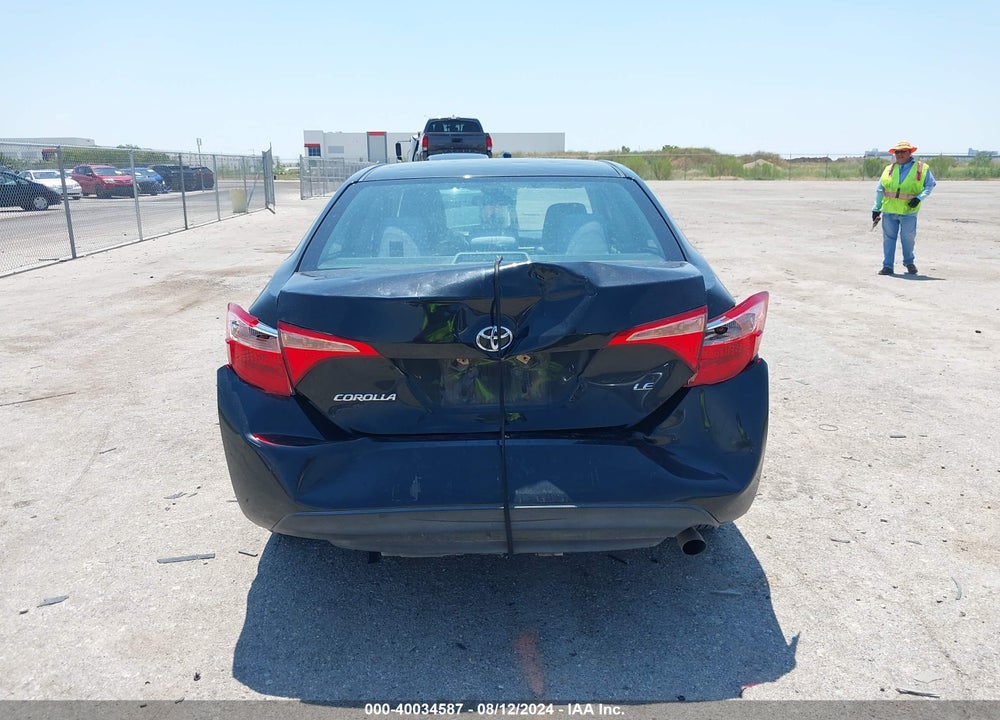 2018 TOYOTA COROLLA LE VIN: 2T1BURHE4JC011110