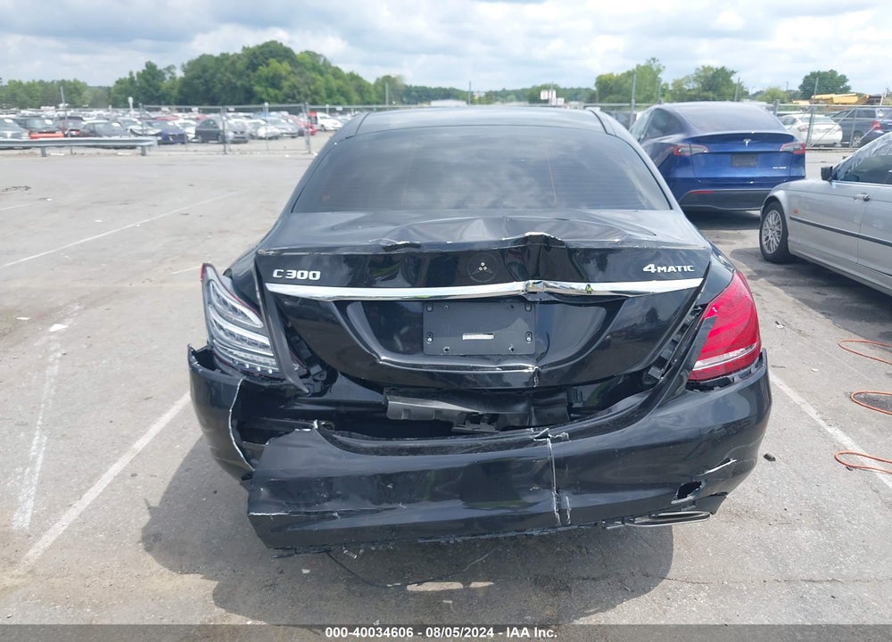 2018 MERCEDES-BENZ C 300 4MATIC VIN: WDDWF4KB2JR356001