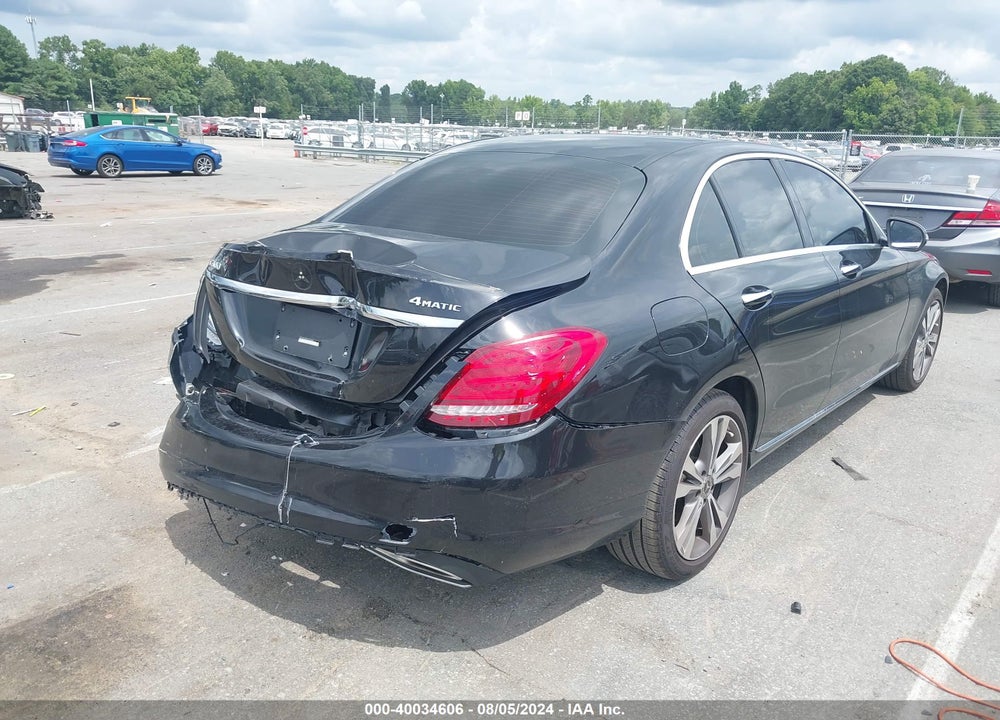 2018 MERCEDES-BENZ C 300 4MATIC VIN: WDDWF4KB2JR356001