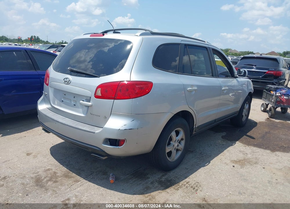 2007 HYUNDAI SANTA FE GLS VIN: 5NMSG13D77H051305