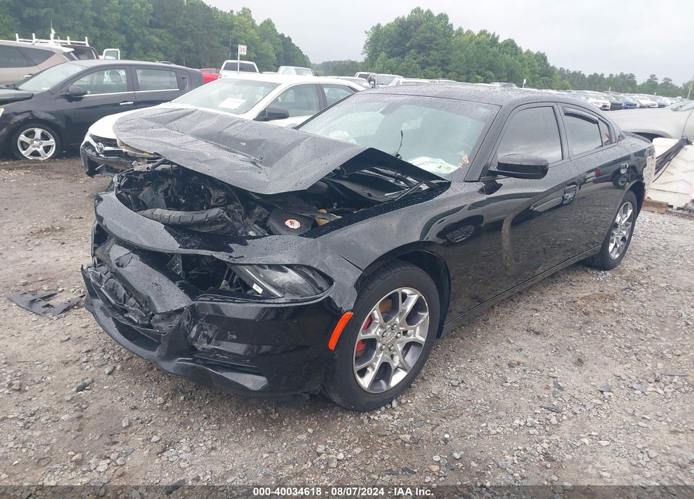 2016 DODGE CHARGER SXT VIN: 2C3CDXJGXGH127659