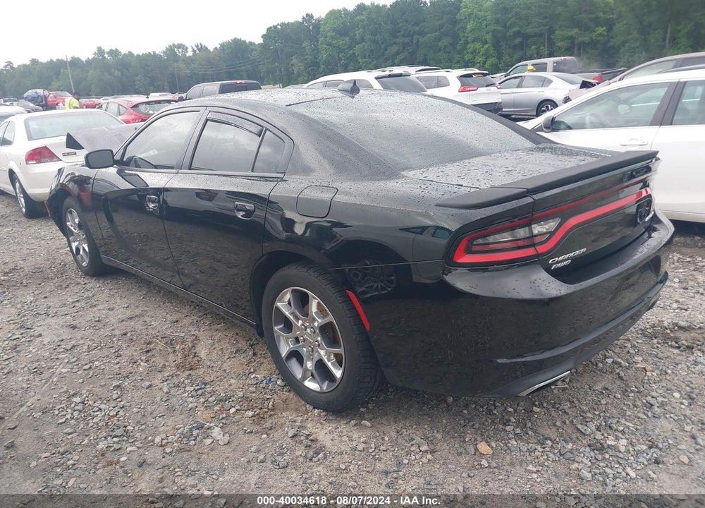 2016 DODGE CHARGER SXT VIN: 2C3CDXJGXGH127659