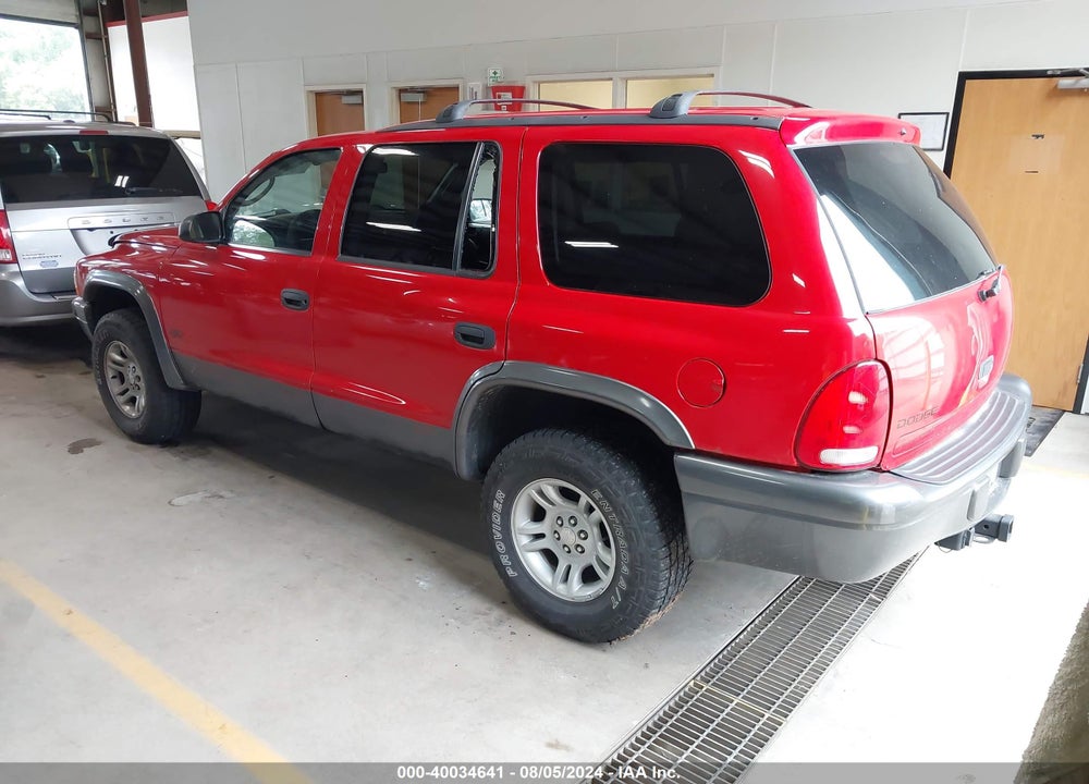 2002 DODGE DURANGO SPORT VIN: 1B4HS38N22F207596