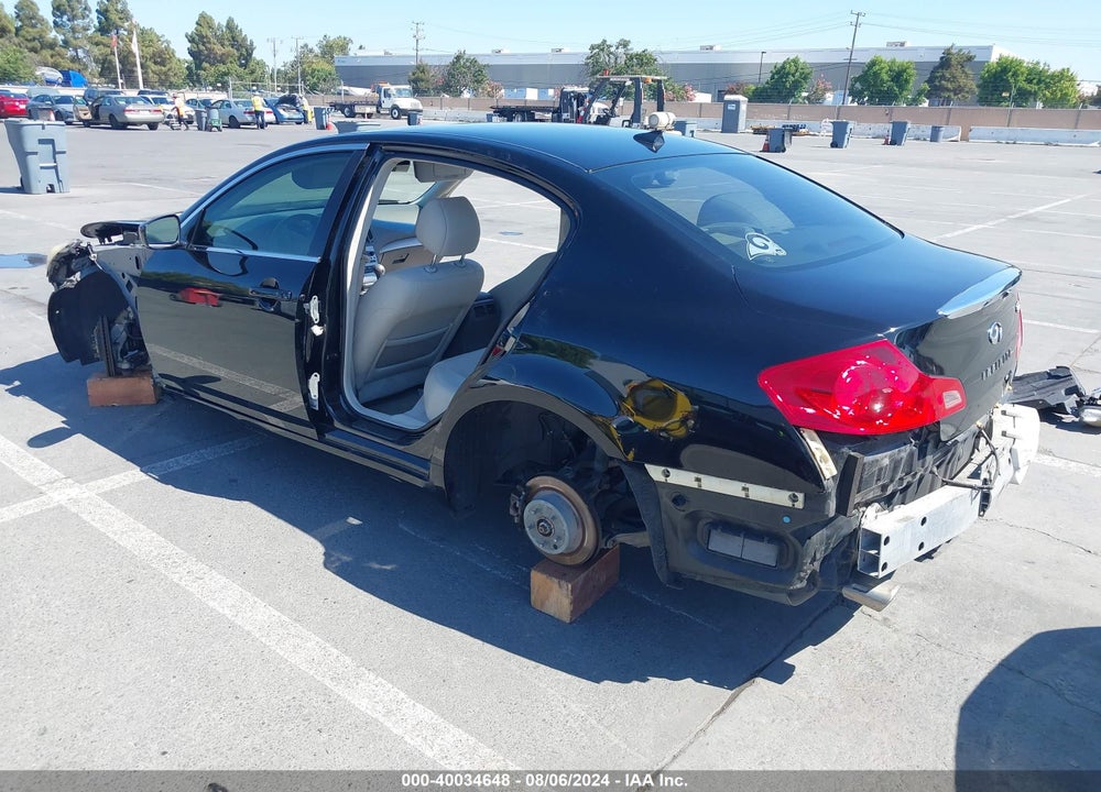 2011 INFINITI G25X VIN: JN1DV6AR2BM450511