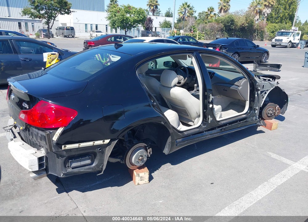 2011 INFINITI G25X VIN: JN1DV6AR2BM450511