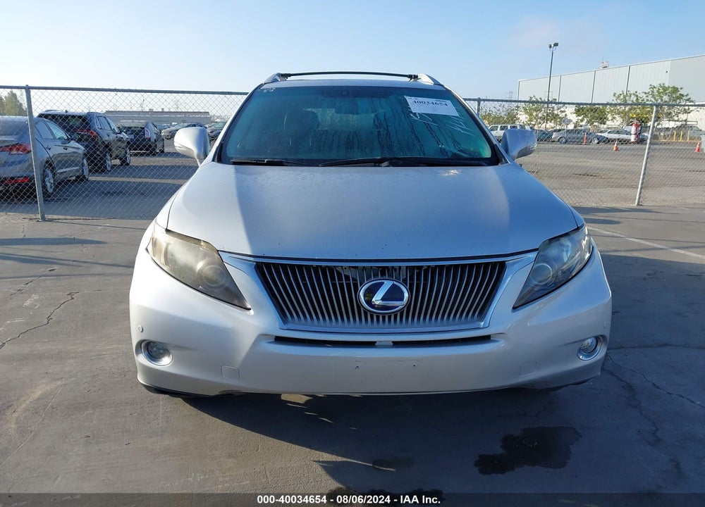 2011 LEXUS RX 450H VIN: JTJBC1BA9B2036544