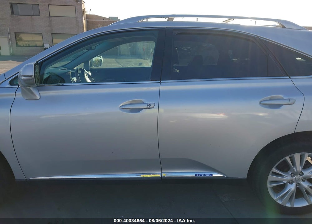 2011 LEXUS RX 450H VIN: JTJBC1BA9B2036544