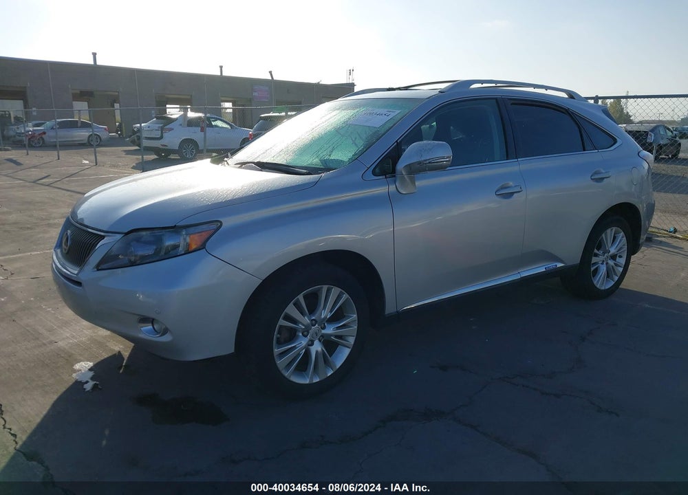 2011 LEXUS RX 450H VIN: JTJBC1BA9B2036544