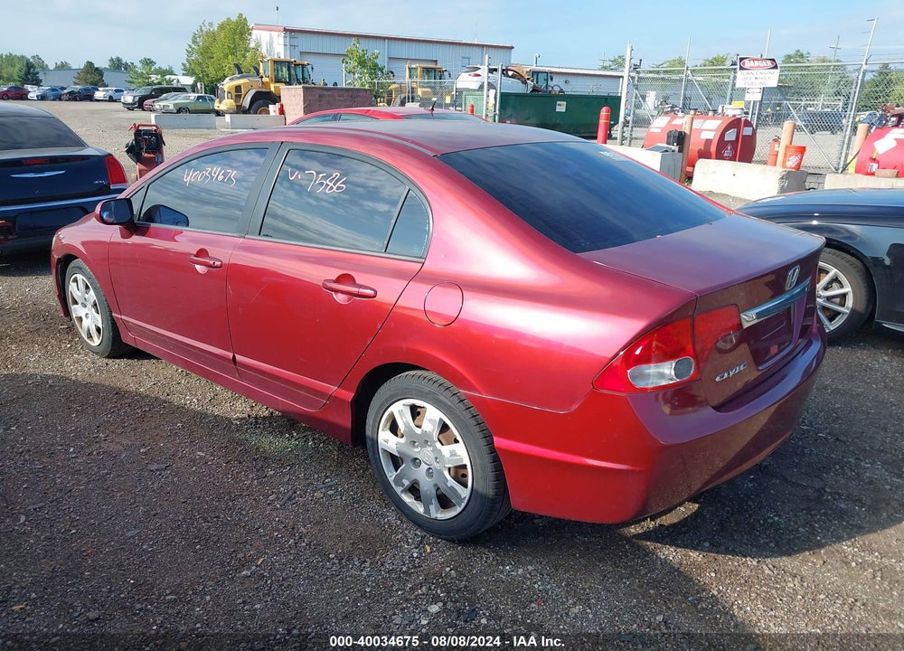 2010 HONDA CIVIC LX VIN: 2HGFA1F53AH577586