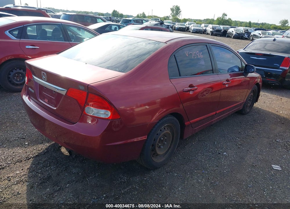 2010 HONDA CIVIC LX VIN: 2HGFA1F53AH577586