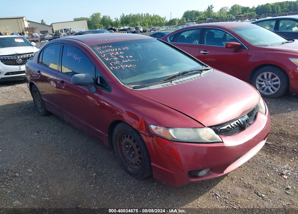 2010 HONDA CIVIC LX VIN: 2HGFA1F53AH577586