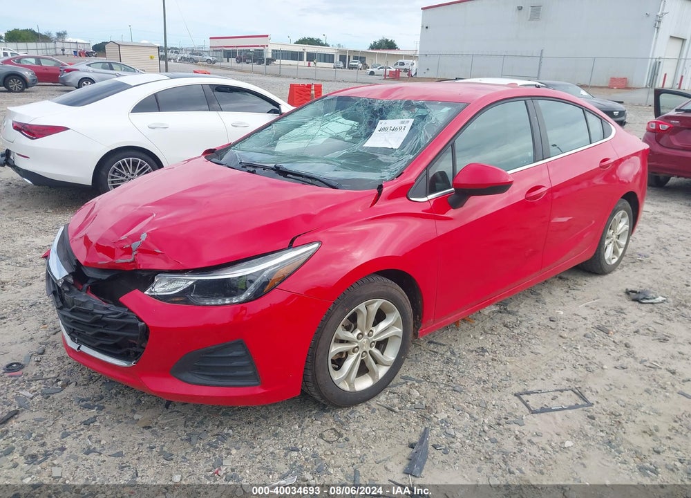 2019 CHEVROLET CRUZE LT VIN: 1G1BE5SM0K7142598