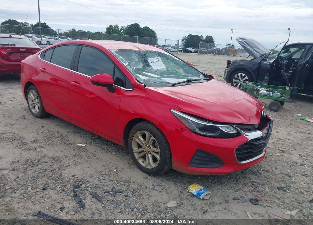 2019 CHEVROLET CRUZE LT VIN: 1G1BE5SM0K7142598