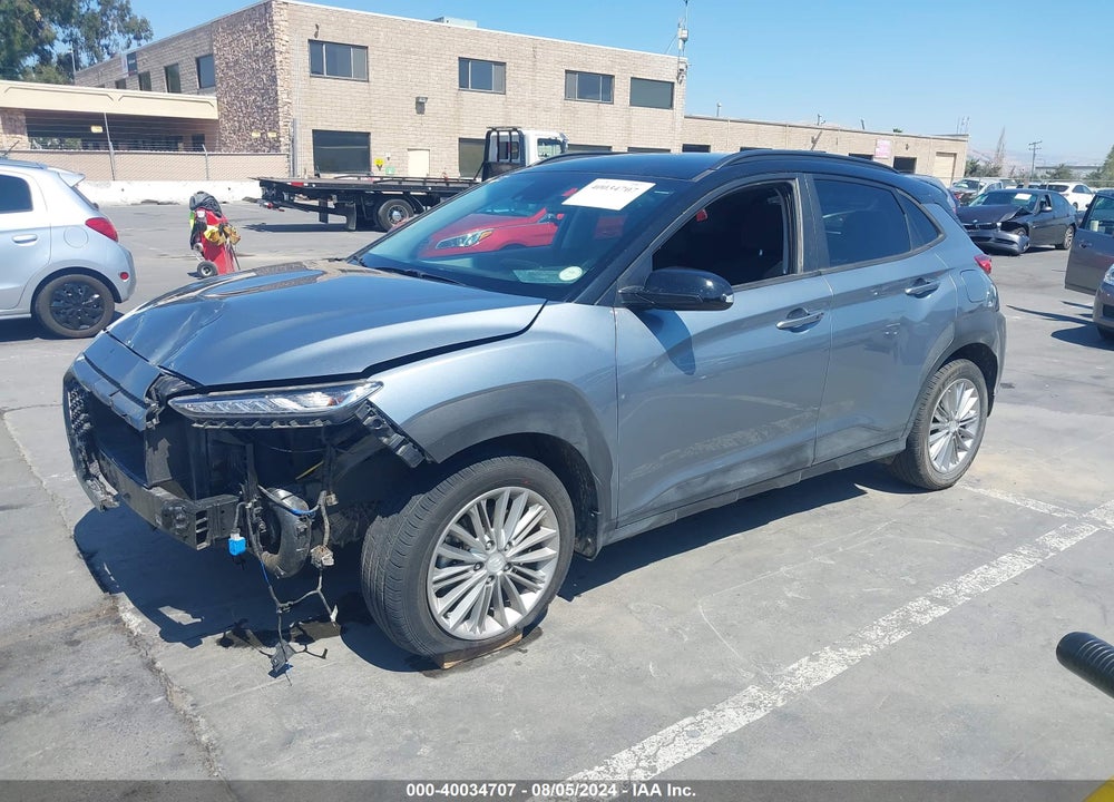 2021 HYUNDAI KONA SEL VIN: KM8K2CAA7MU607258