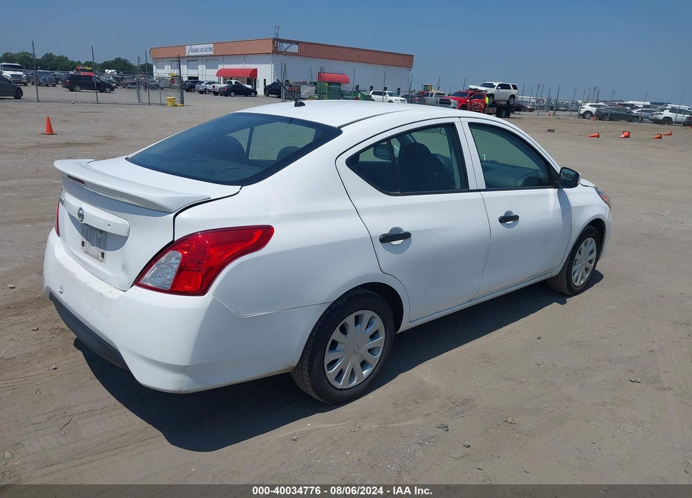 2018 NISSAN VERSA 1.6 S+ VIN: 3N1CN7AP9JL831054
