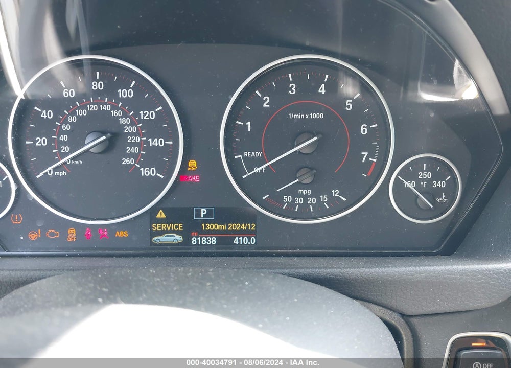 2017 BMW 330I VIN: WBA8B9G3XHNU54107