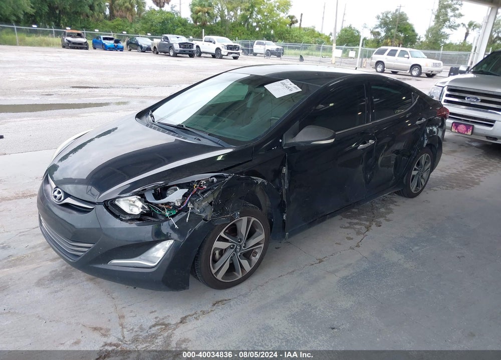 2016 HYUNDAI ELANTRA LIMITED VIN: KMHDH4AE3GU644456