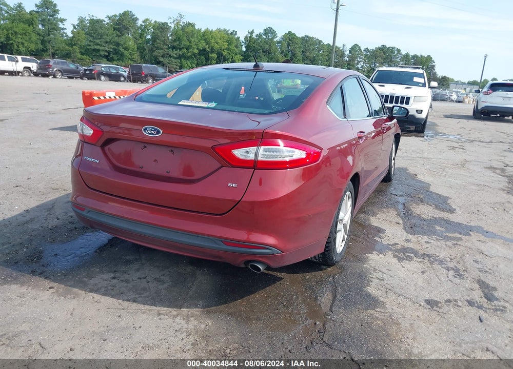 2014 FORD FUSION SE VIN: 3FA6P0H78ER134517
