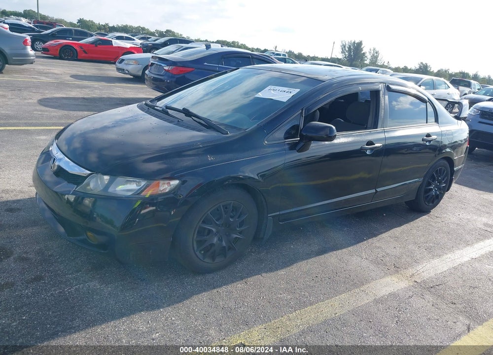 2010 HONDA CIVIC LX VIN: 2HGFA1F53AH545558
