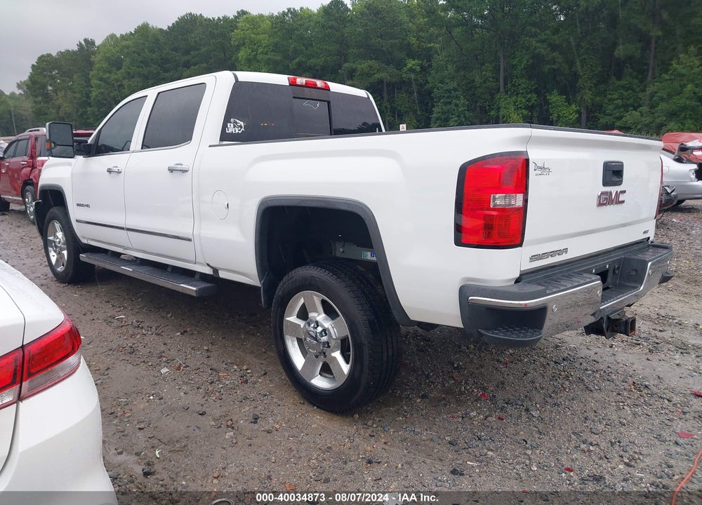 2016 GMC SIERRA 2500HD SLT VIN: 1GT12TEG1GF291881