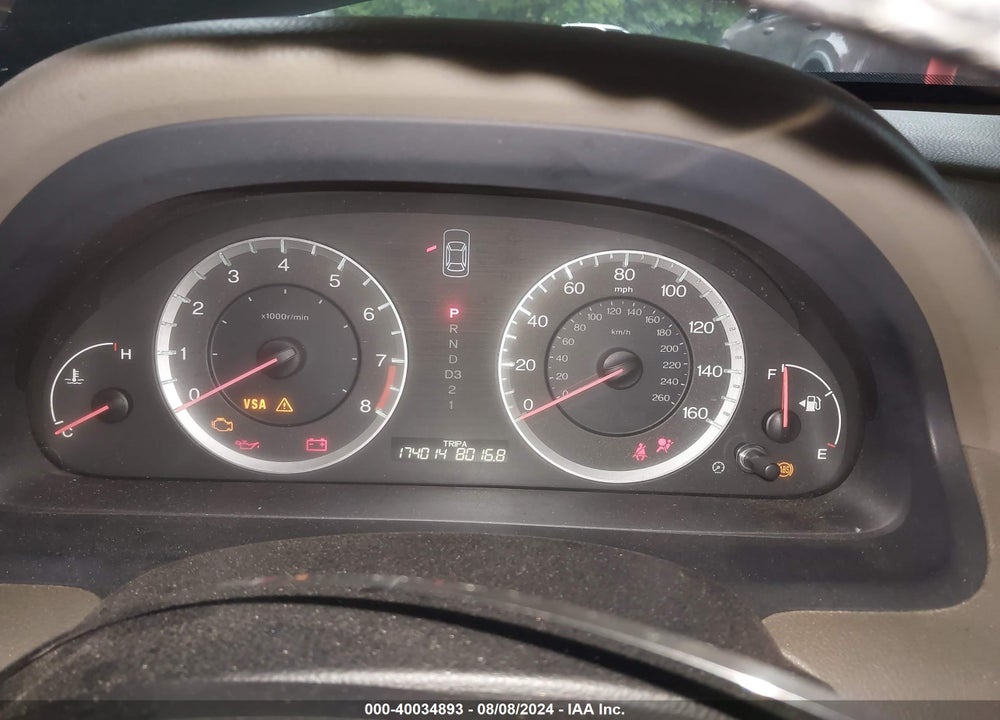 2008 HONDA ACCORD 2.4 EX-L VIN: 1HGCP26898A016058