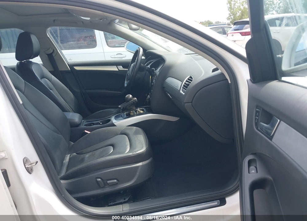 2012 AUDI A4 2.0T PREMIUM VIN: WAUBFAFL8CN003960