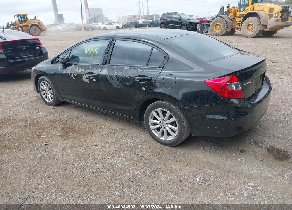 2012 HONDA CIVIC EX VIN: 19XFB2F87CE066733
