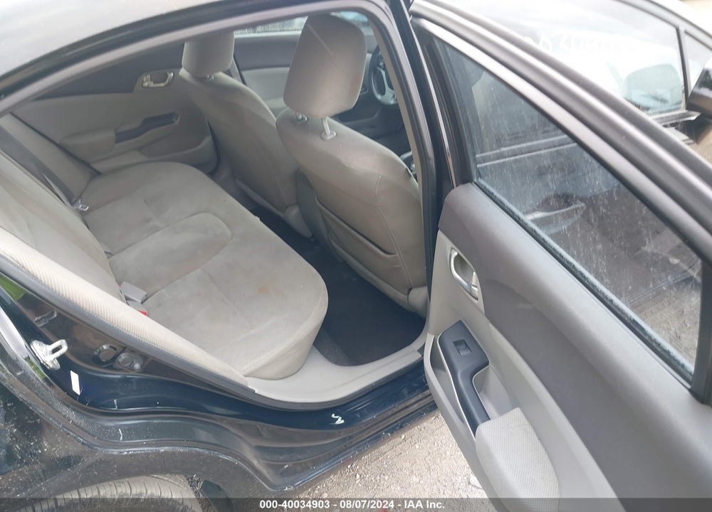 2012 HONDA CIVIC EX VIN: 19XFB2F87CE066733