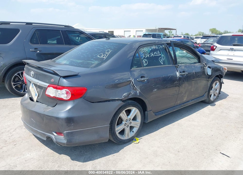 2013 TOYOTA COROLLA VIN: 5YFBU4EE8DP162558