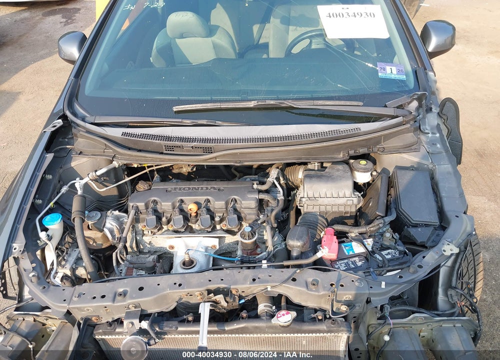 2013 HONDA CIVIC LX VIN: 2HGFG3B56DH521758