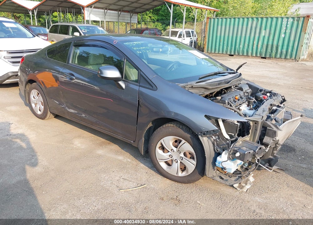 2013 HONDA CIVIC LX VIN: 2HGFG3B56DH521758