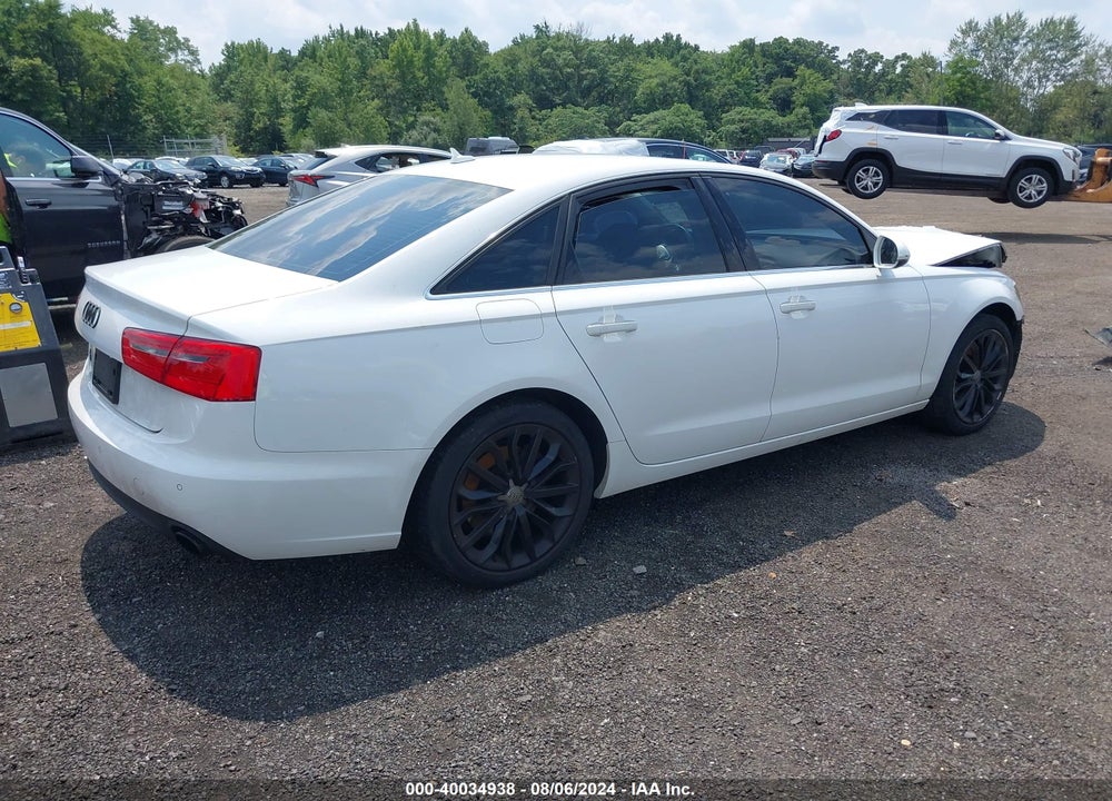 2014 AUDI A6 2.0T PREMIUM VIN: WAUGFAFC4EN055515