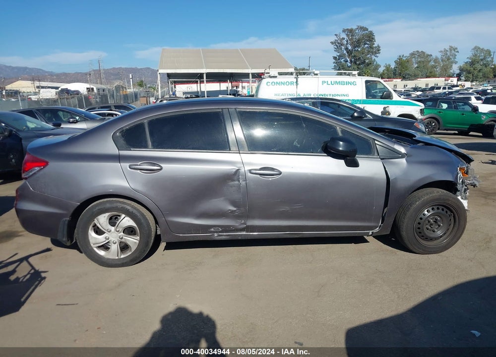2013 HONDA CIVIC LX VIN: 19XFB2F53DE214206