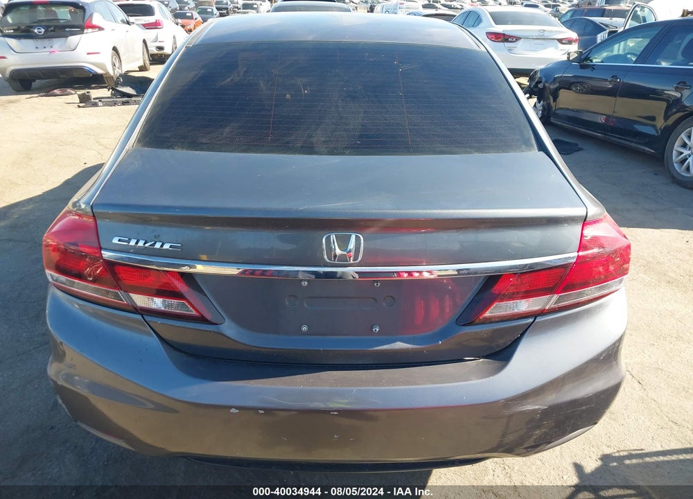 2013 HONDA CIVIC LX VIN: 19XFB2F53DE214206
