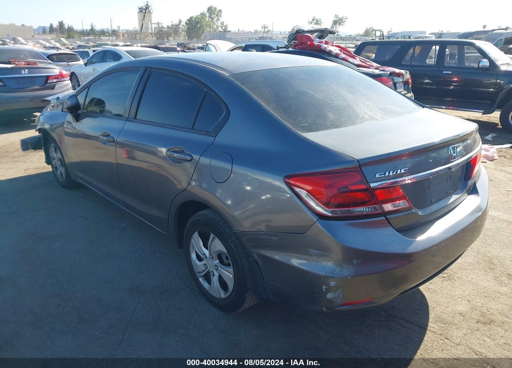 2013 HONDA CIVIC LX VIN: 19XFB2F53DE214206