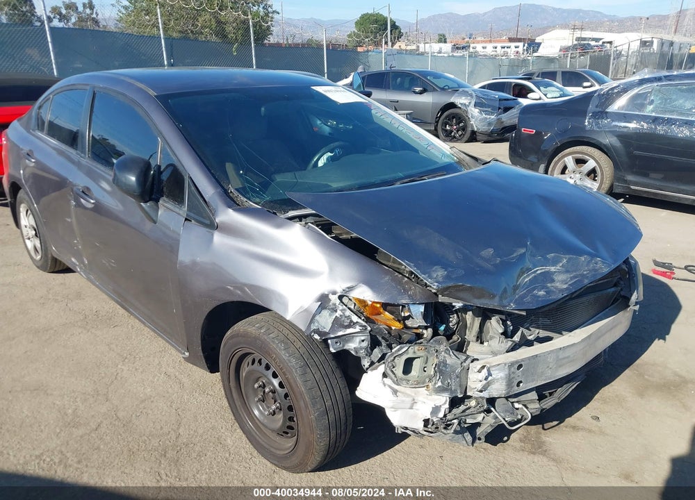 2013 HONDA CIVIC LX VIN: 19XFB2F53DE214206
