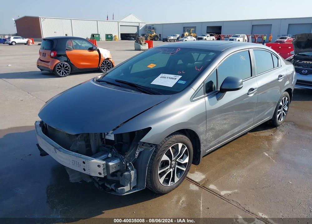 2013 HONDA CIVIC VIN: 19XFB2F87DE074798