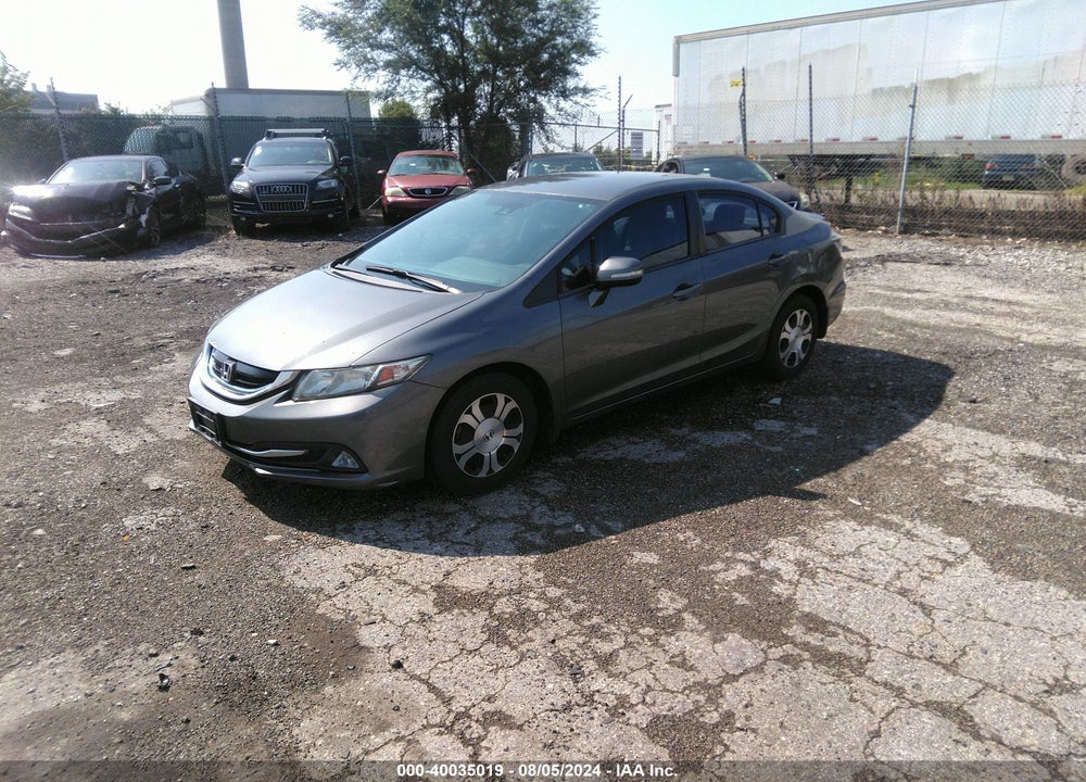 2013 HONDA CIVIC HYBRID VIN: 19XFB4F3XDE002882